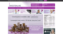 Desktop Screenshot of investonline.ro