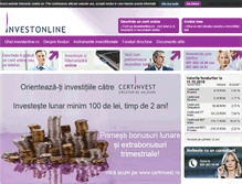 Tablet Screenshot of investonline.ro